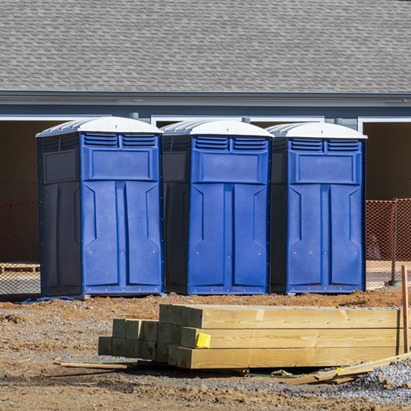 are there different sizes of portable toilets available for rent in Buckley